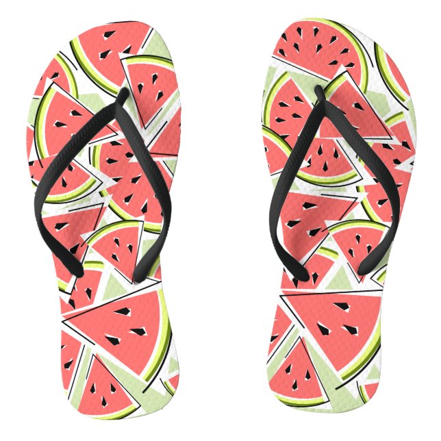 Wassermelone Grüne Flip Flops (Fußbett)