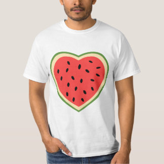 Wassermelone Herz T-Shirt
