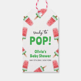 Wassermelone Ice Cream Popcicle Baby Dusche Geschenkanhänger