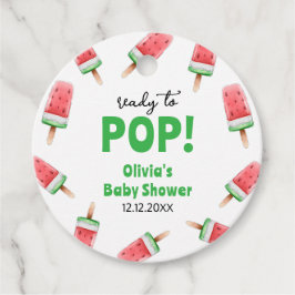 Wassermelone Ice Cream Popcicle Baby Dusche Geschenkanhänger