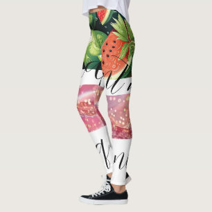 Wassermelone-Illustration Leggings