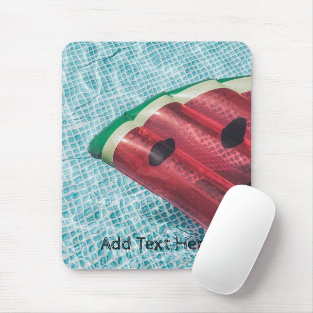 Wassermelone im Schwimmbad Mousepad (Mit Mouse)