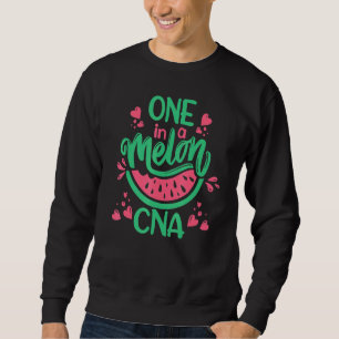 Wassermelone in einem Melon CNA zertifizierte Kran Sweatshirt