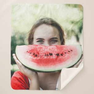 Wassermelone in Scheiben Sherpadecke