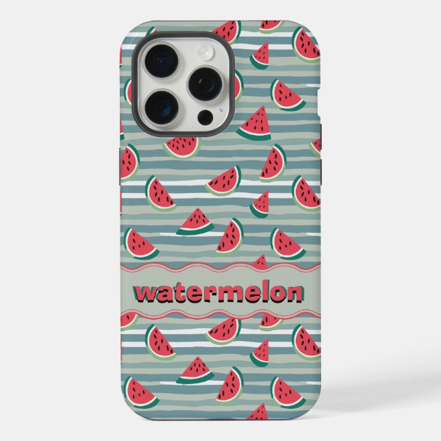 Wassermelone iPhone Hülle (Rückseite)