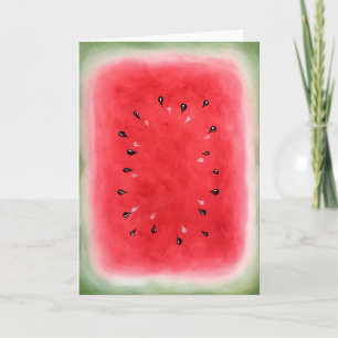 Wassermelone Karte
