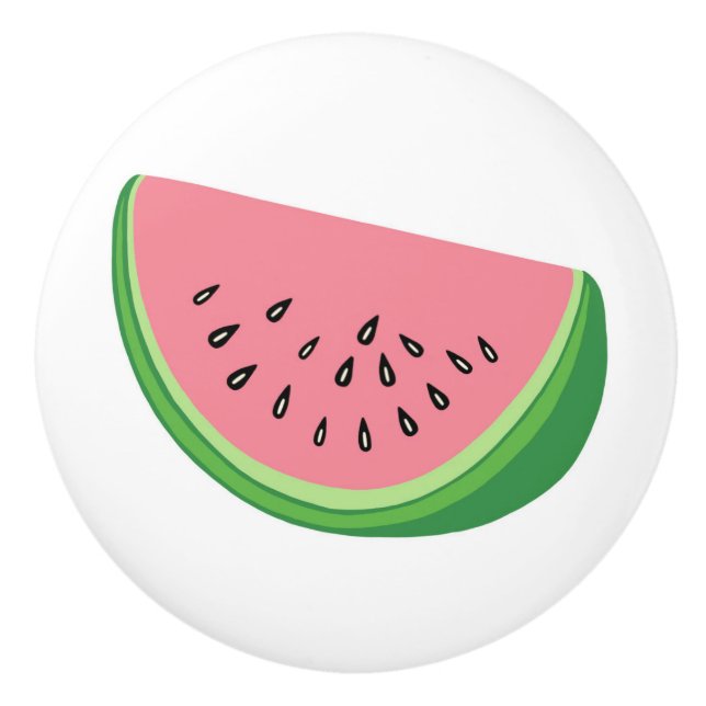 Wassermelone Keramikknauf (Vorderseite)