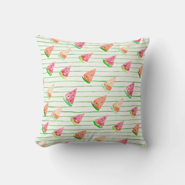 Wassermelone Kissen (Vorderseite)