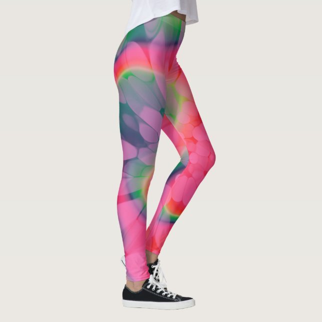 Wassermelone-Krawatte Leggings (Rechts)