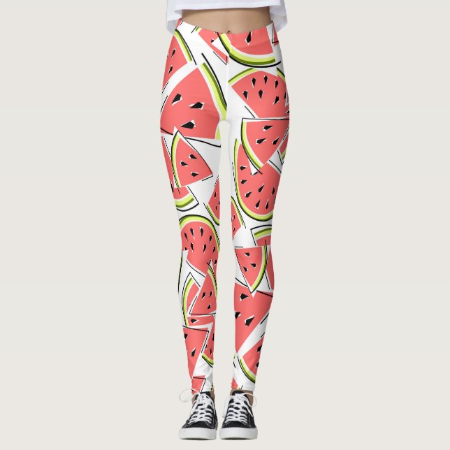 Wassermelone Leggings (Vorderseite)