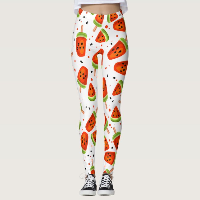 Wassermelone Leggings (Vorderseite)