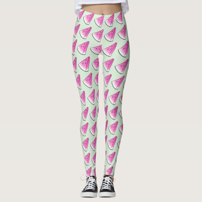 Wassermelone Leggings (Vorderseite)