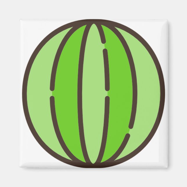 Wassermelone Magnet (Vorne)