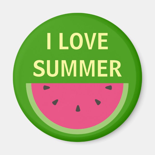 Wassermelone Magnet (Vorne)