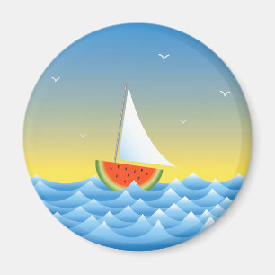 Wassermelone Magnet