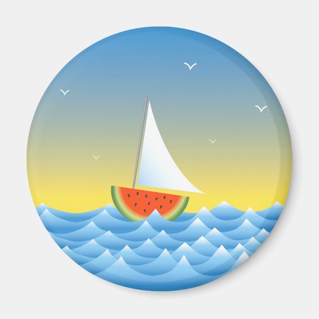 Wassermelone Magnet (Vorne)
