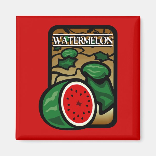 Wassermelone Magnet (Vorne)