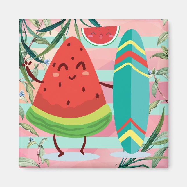 Wassermelone Magnet (Vorne)