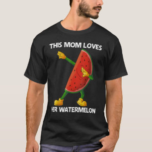 Wassermelone Mama Melon Frucht Pflanze T-Shirt