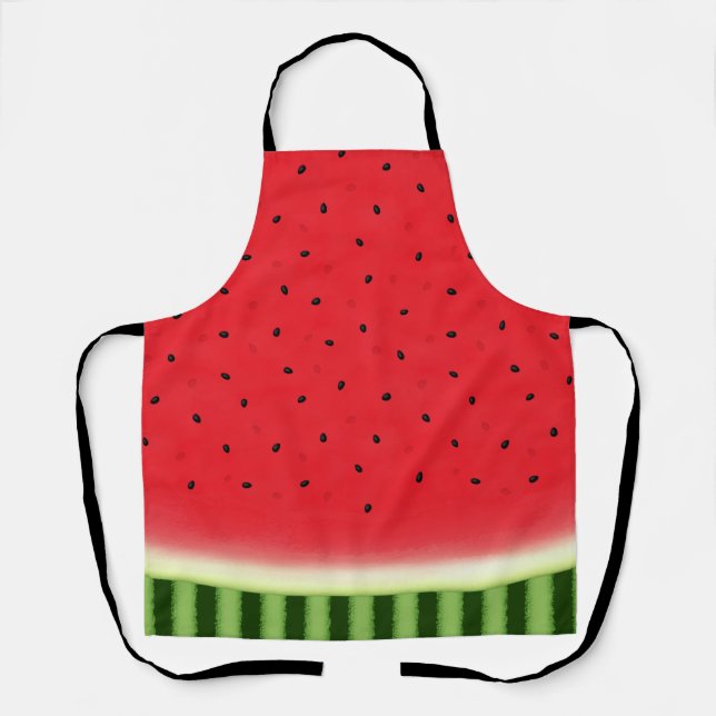 Wassermelone mit Rind Medium Schürze (Vorderseite)