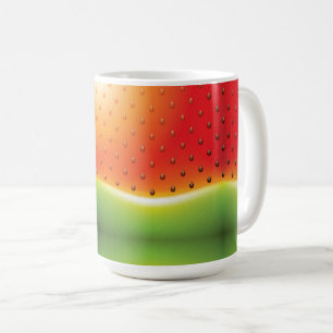 Wassermelone mit Samen-Hintergrund Kaffeetasse