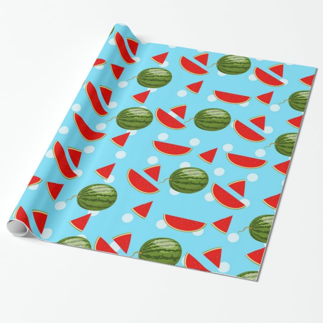 Wassermelone mit Slice Geschenkpapier (Ungerollt)