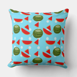 Wassermelone mit Slice Kissen