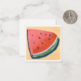 Wassermelone Mitteilungskarte