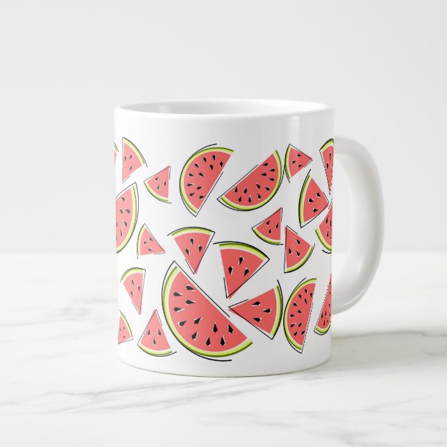 Wassermelone Multi Jumbo-Tasse (Vorderseite Rechts)