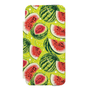 Wassermelone-Muster 2 Incipio Watson™ iPhone 5 Geldbörsen Hülle