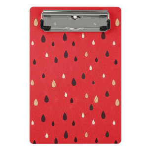 Wassermelone Muster 2 Mini Klemmbrett