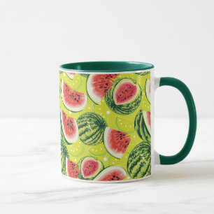 Wassermelone-Muster 2 Tasse