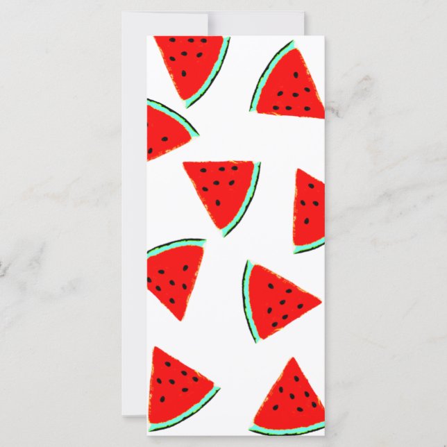 Wassermelone Muster Dreiecke (Vorderseite)