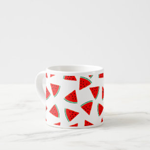 Wassermelone Muster Dreiecke Espressotasse