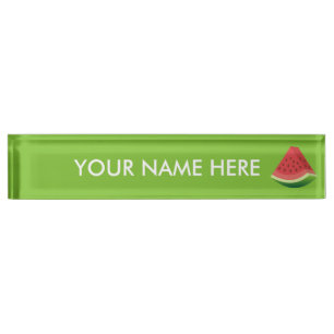 Wassermelone Namensplakette
