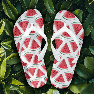 Wassermelone Niedlich Rosa Sommerfrüchte Flip Flops