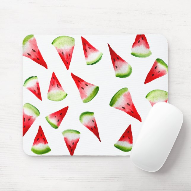 Wassermelone niedliche Früchte Mousepad (Mit Mouse)