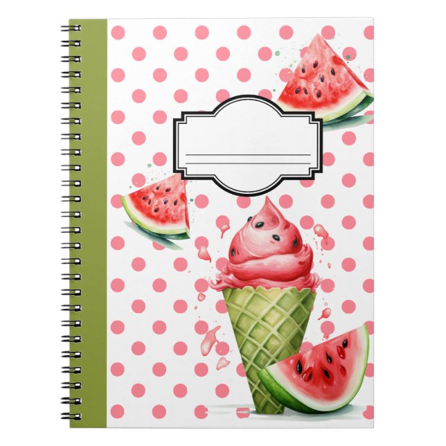 Wassermelone Notizblock (Vorderseite)