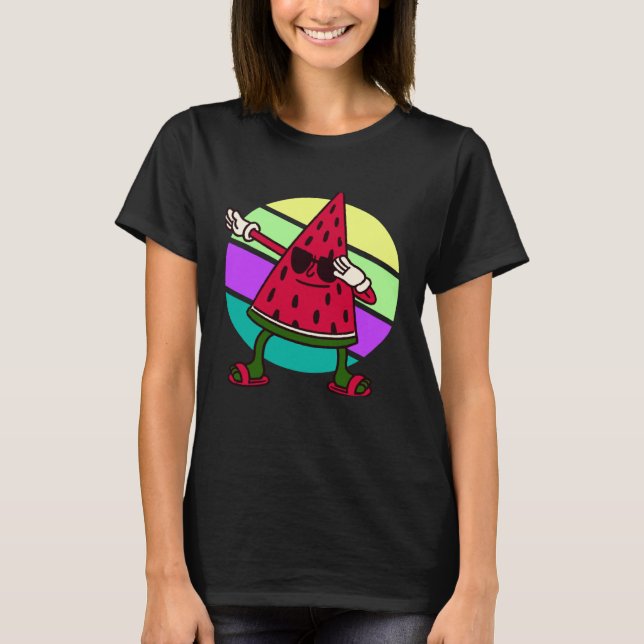Wassermelone Obst Sommer süß dab T-Shirt (Vorderseite)