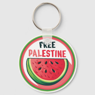 Wassermelone Palästina Freie Colorfull Schlüsselanhänger