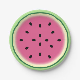 Wassermelone-PapierTeller Pappteller