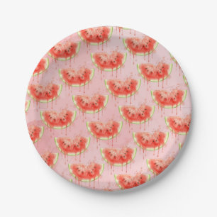 Wassermelone Pappteller