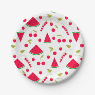 Wassermelone Pappteller