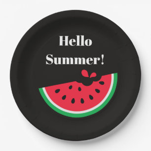 Wassermelone Pappteller