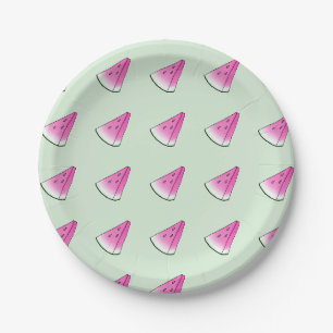 Wassermelone Pappteller