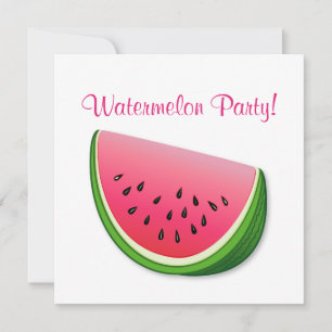 Wassermelone Party Einladung