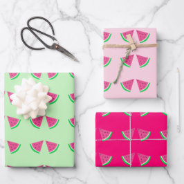 Wassermelone Party Geschenkpapier Set