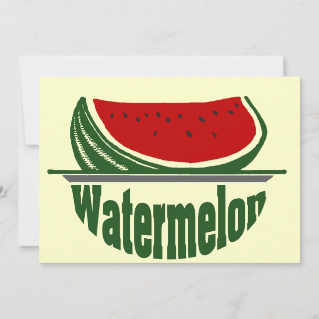 Wassermelone, Party im Sommer, (Vorderseite)