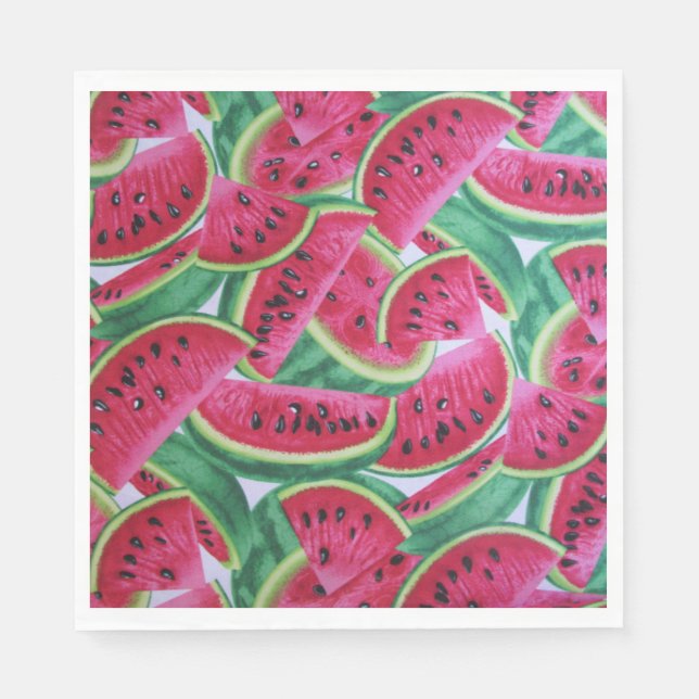 Wassermelone Party Napkins Serviette (Vorderseite)