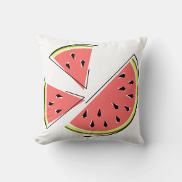 Wassermelone Pieces-Platz Kissen